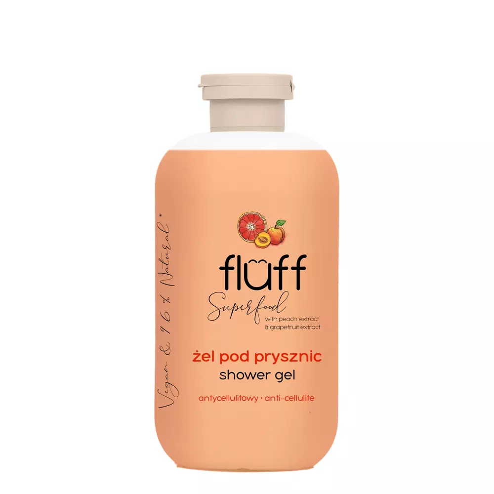 Fluff - Duschgel - Pfirsich und Grapefruit - 500ml