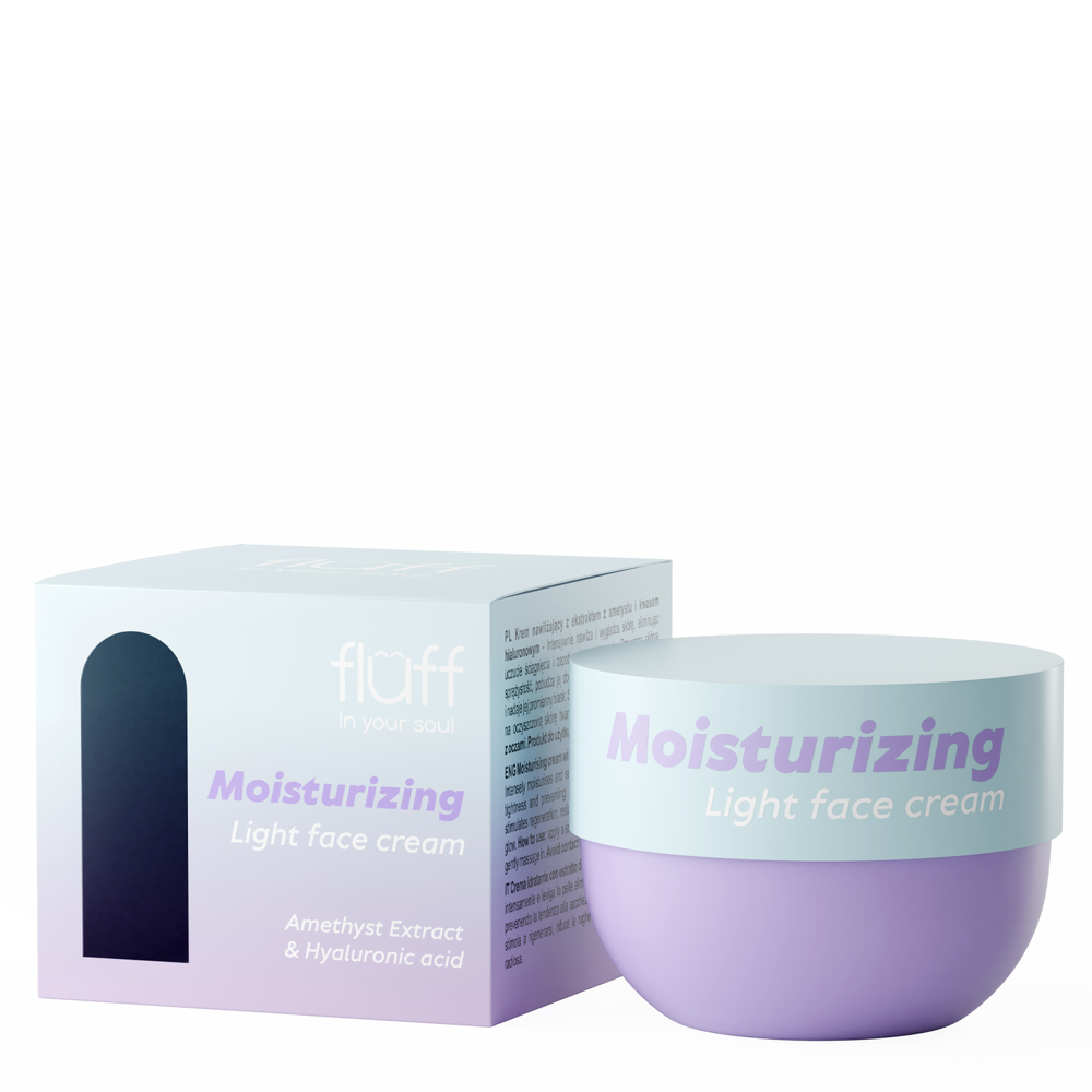 Fluff - Feuchtigkeitscreme mit Amethyst und Hyaluronsäure - 50ml