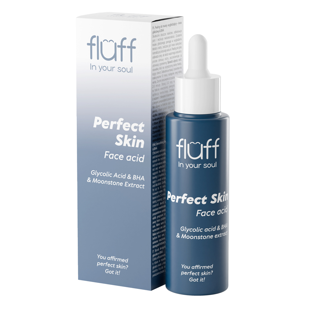 Fluff - Glättendes Gesichtspeeling - Glykolsäure & BHA - 40ml