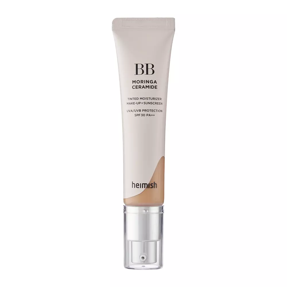 Heimish - Moringa Ceramide BB Cream SPF30/PA++ - Feuchtigkeitsspendende BB-Creme - 27N Light Tan - 58g