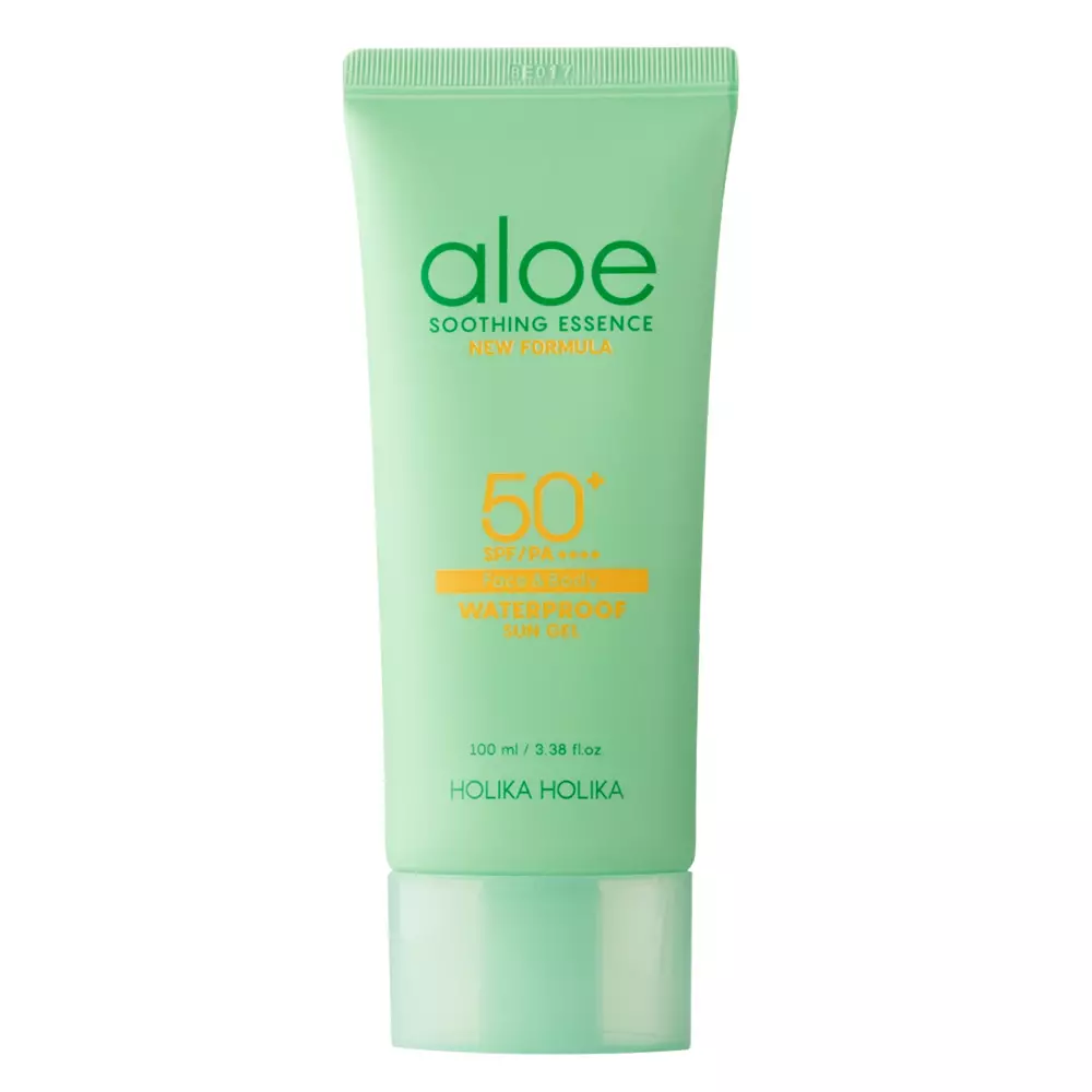 Holika Holika - Aloe Waterproof Sun Gel SPF50+/PA++++ - Lindernde Sonnenschutzcreme - 100ml