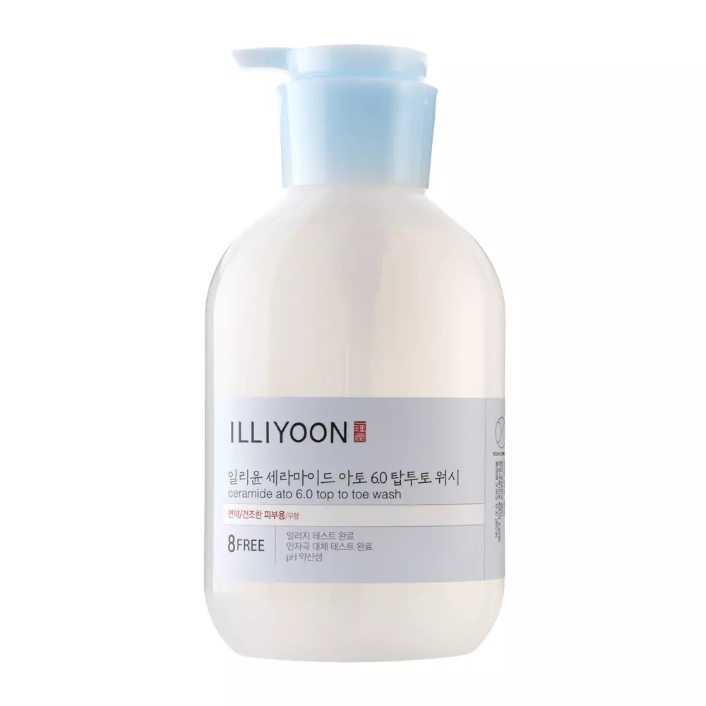 Illiyoon - Ceramide Ato 6.0 Top To Toe Wash - Körper- und Haarwaschemulsion mit Ceramiden - 500ml