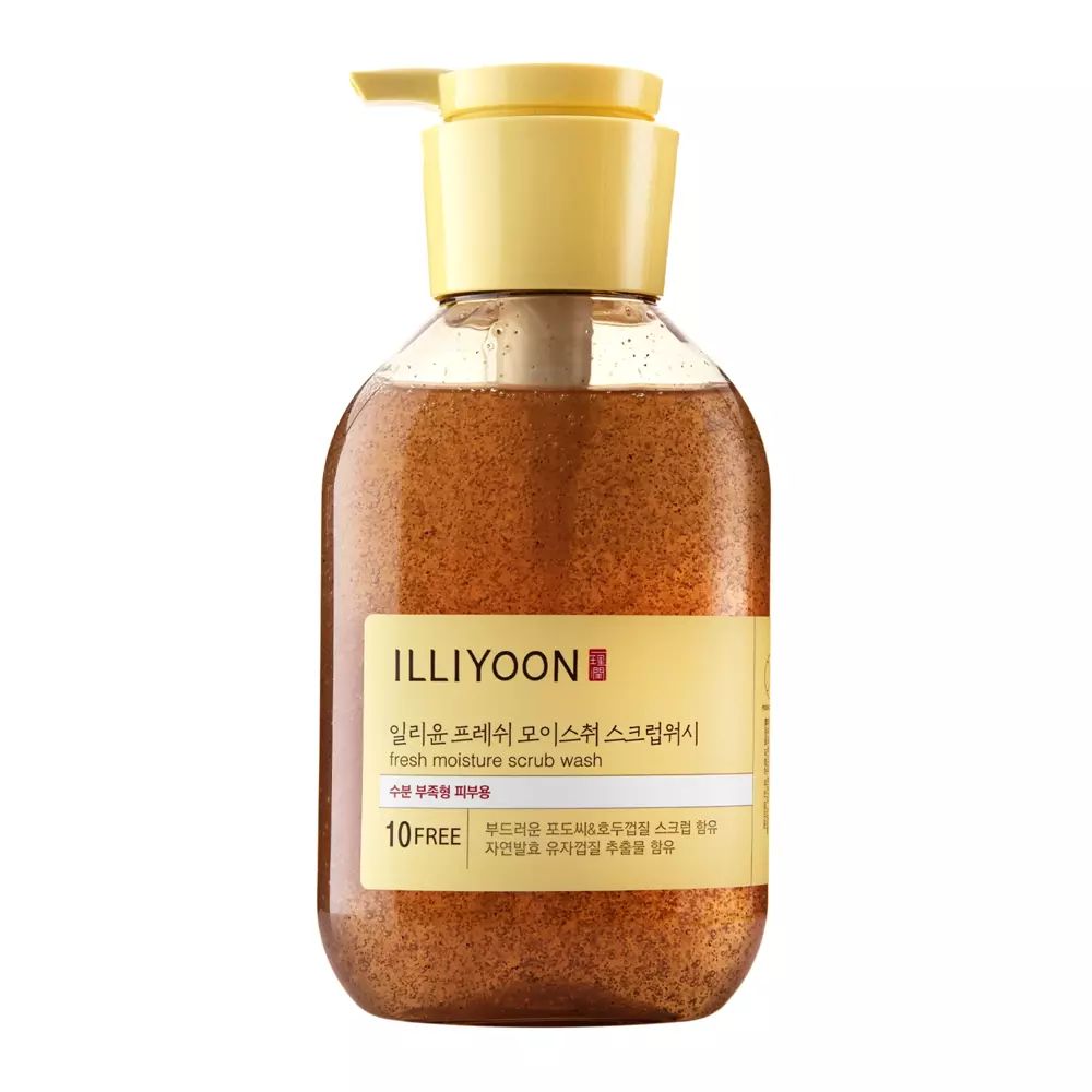 Illiyoon - Fresh Moisture Scrub Wash - Feuchtigkeitsspendendes Körperpeeling - 400ml