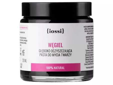 Iossi - Kohle - Reinigende Gesichtspaste - 120ml