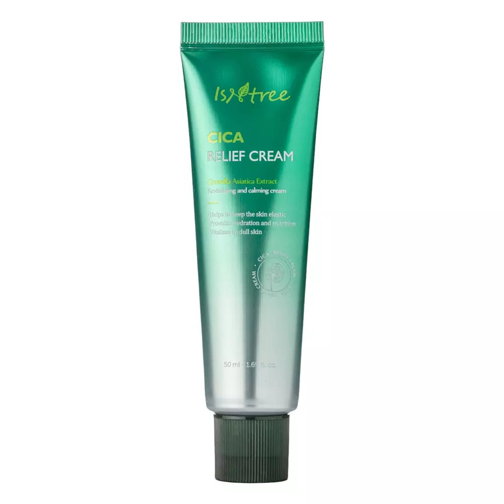 Isntree - Cica Relief Cream - Beruhigende Gesichtscreme für empfindliche Haut - 50ml