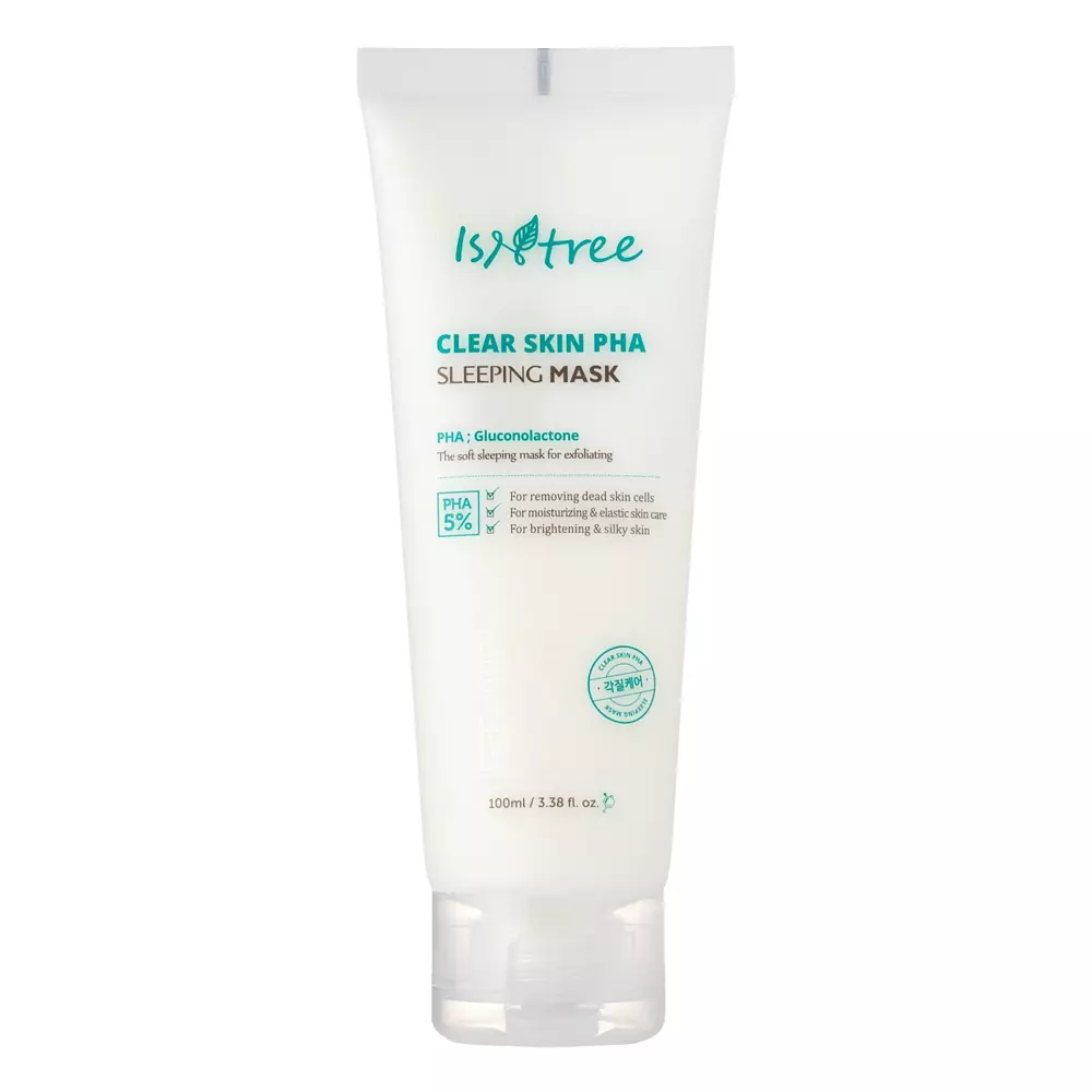 Isntree - Clear Skin PHA Sleeping Mask - Nachtmaske mit Gluconolacton - 100ml