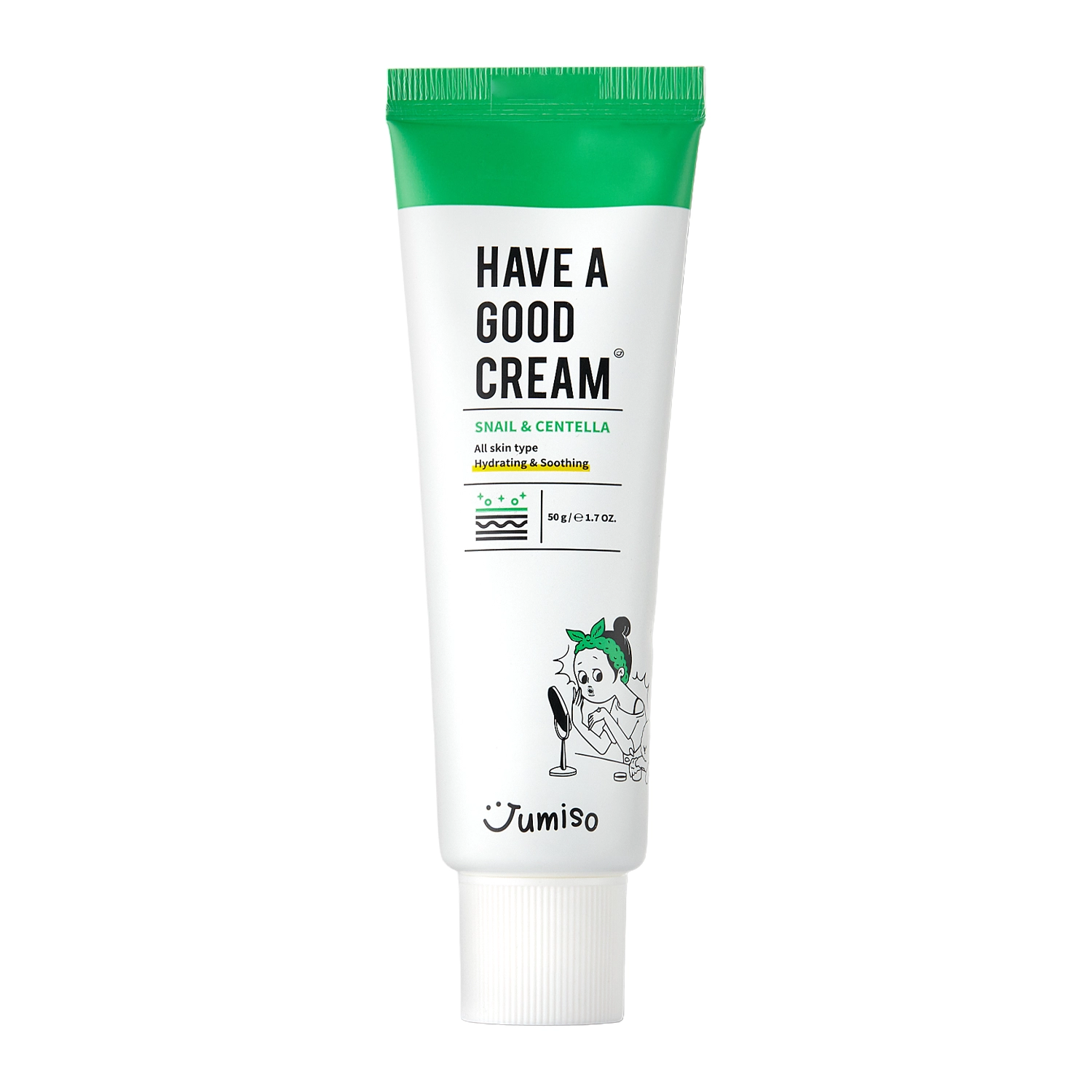 Jumiso - Have A Good Cream Snail & Centella - Reparierende Gesichtscreme mit Centella und Schneckenschleim - 50g