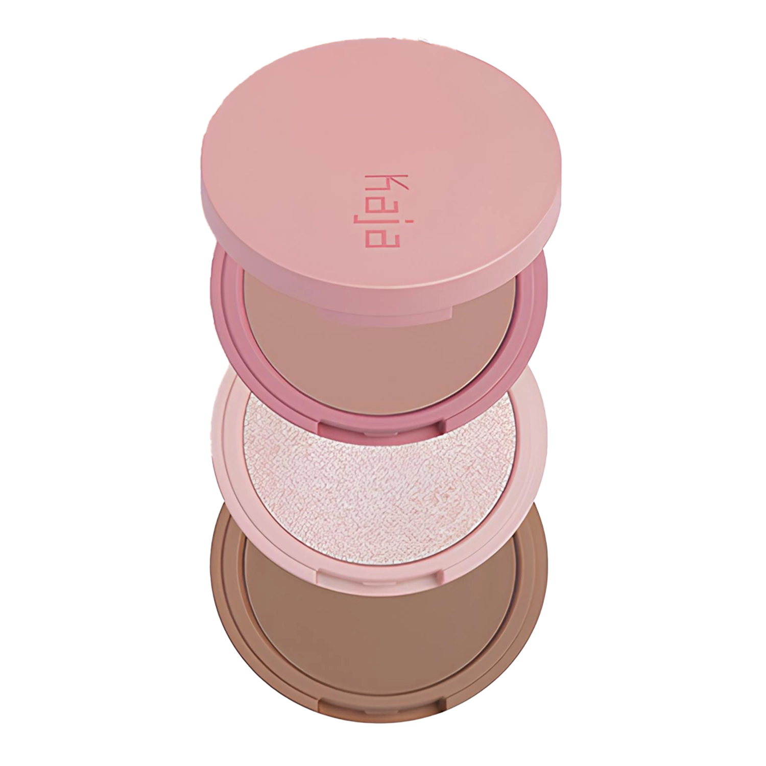 Kaja - Play Bento - Bronzer, Blush & Highlighter Trio - Konturierungsset - 00 Sugar Cookie - 2x3.5g+2.8g