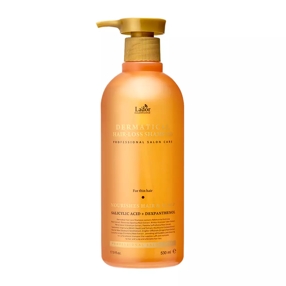 La'dor - Dermatical Hair-Loss Shampoo For Thin Hair  - Shampoo gegen Haarausfall - feines Haar  - 530ml
