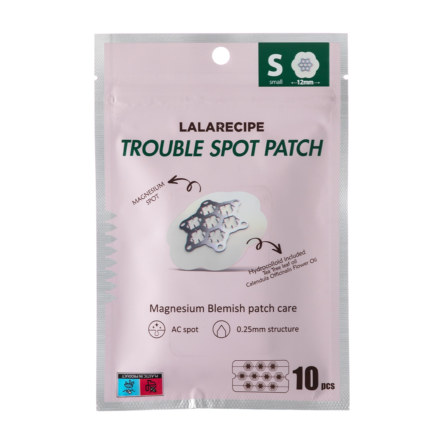 LalaRecipe - Trouble Spot Patch - Hydrokolloid Pflaster für Unvollkommenheiten - klein - 10pcs