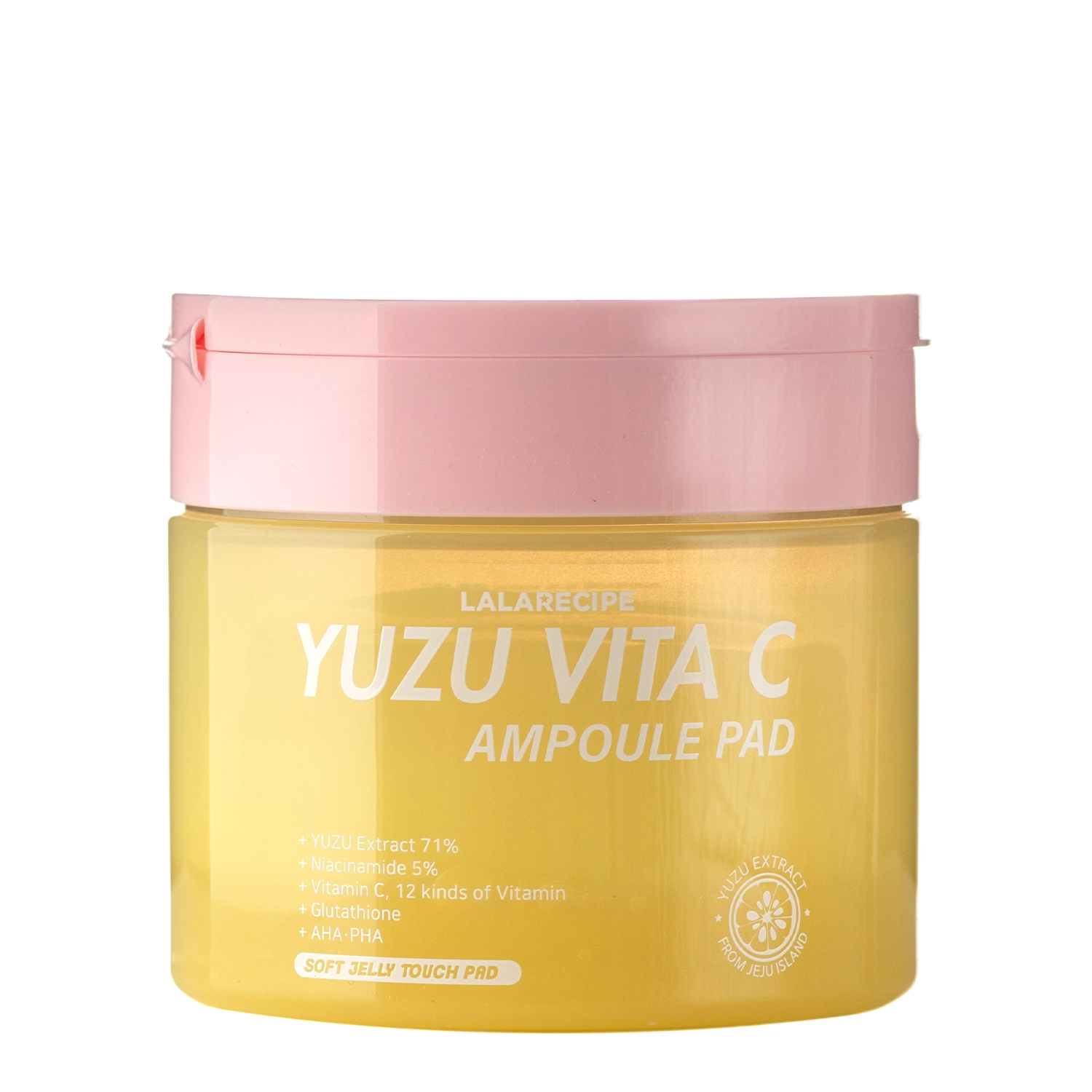 LalaRecipe - Yuzu Vita C Ampulle Pad - Aufhellende Gesichtspads - 150ml/80pcs