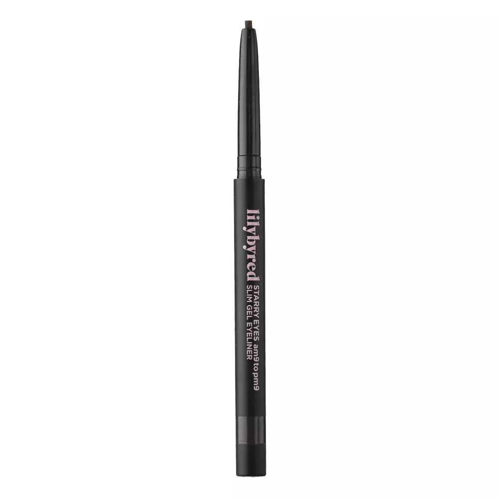 Lilybyred - Starry Eyes Am9 to Pm9 Slim Gel Eyeliner - Cremiger Eyeliner-Stift - 02 Matt Brown - 0.14g