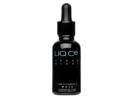 Liqpharm - LIQ Ce Serum Night 15% Vitamin E Mask - Regenerierendes und nährendes Zwei-Phasen-Nachtserum  - 30ml