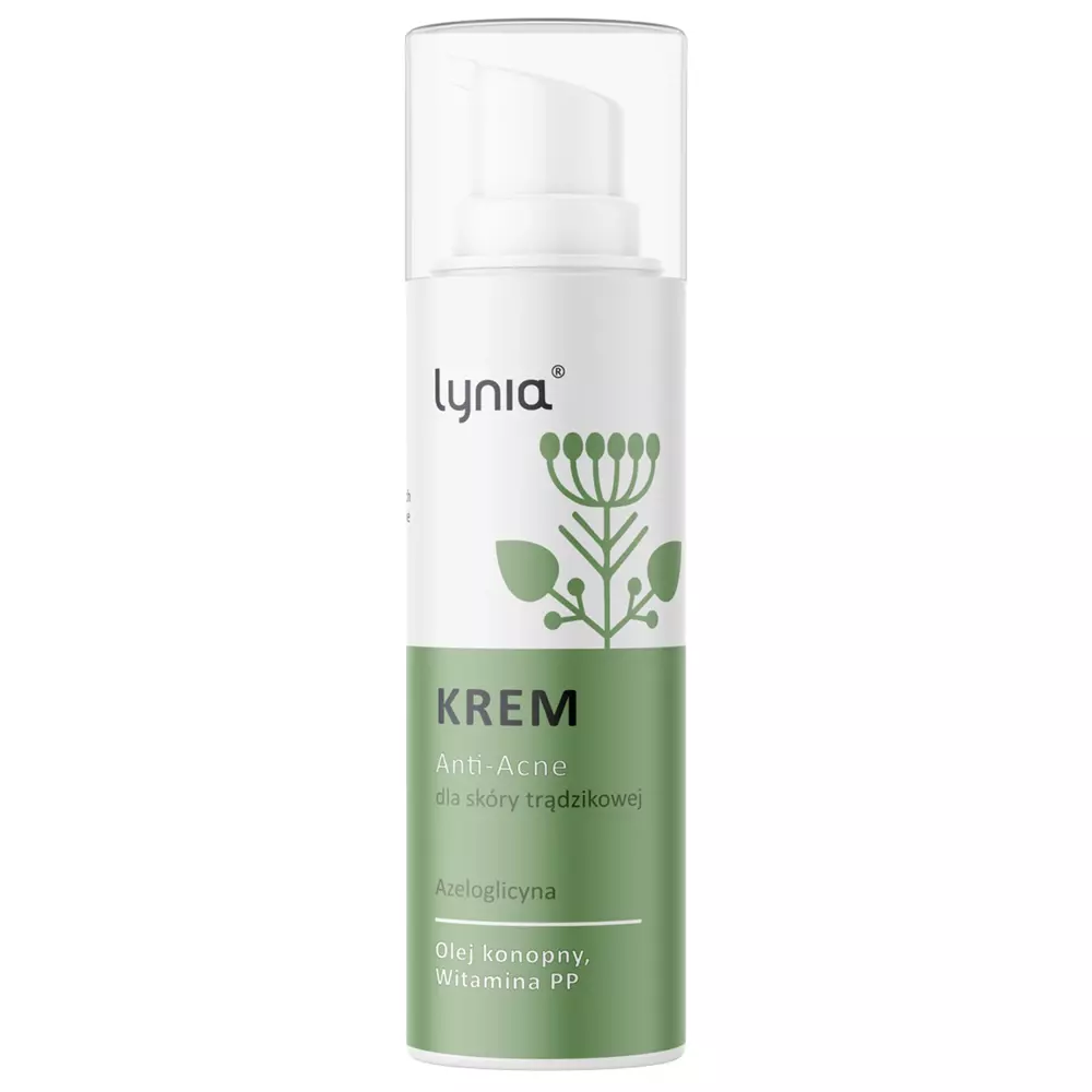 Lynia - Anti-Acne - Creme mit Azeloglycin und Hanföl - 50ml