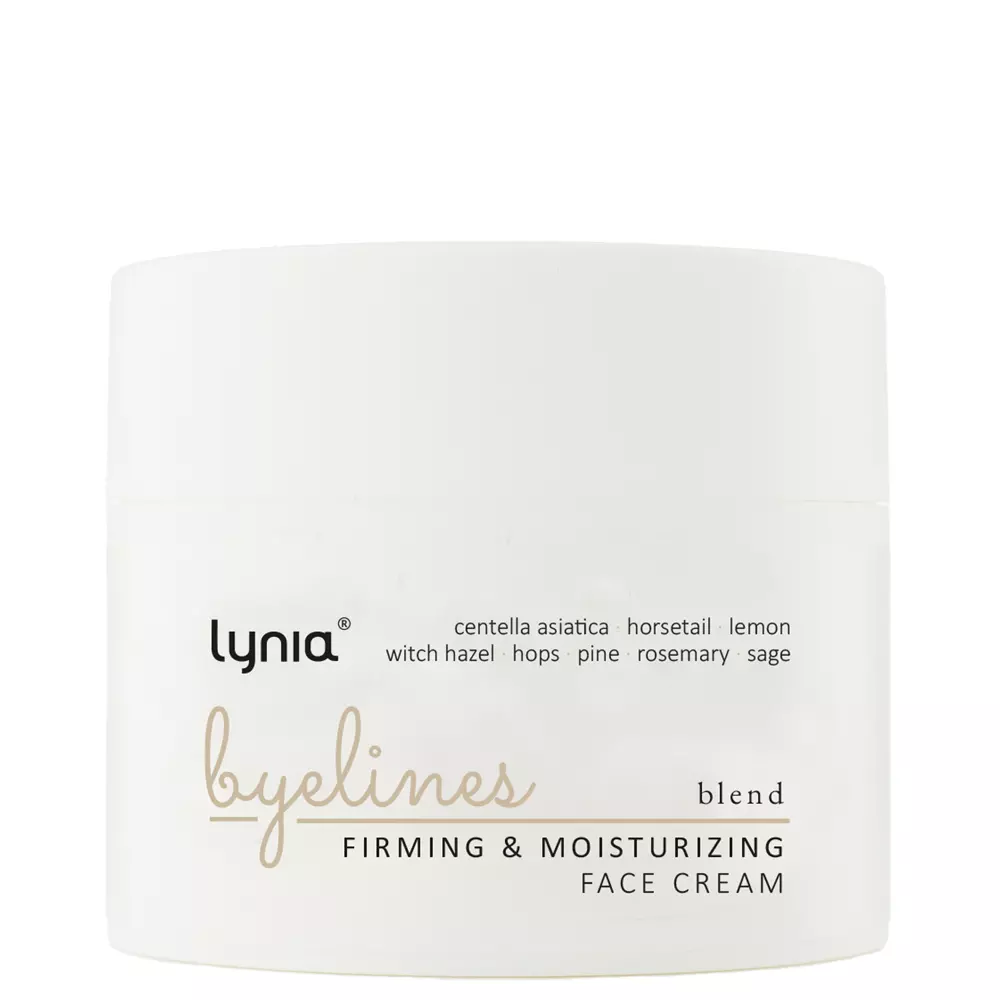 Lynia - Byelines - Firming & Moisturizing Face Cream - Straffend & feuchtigkeitsspendend - 50ml