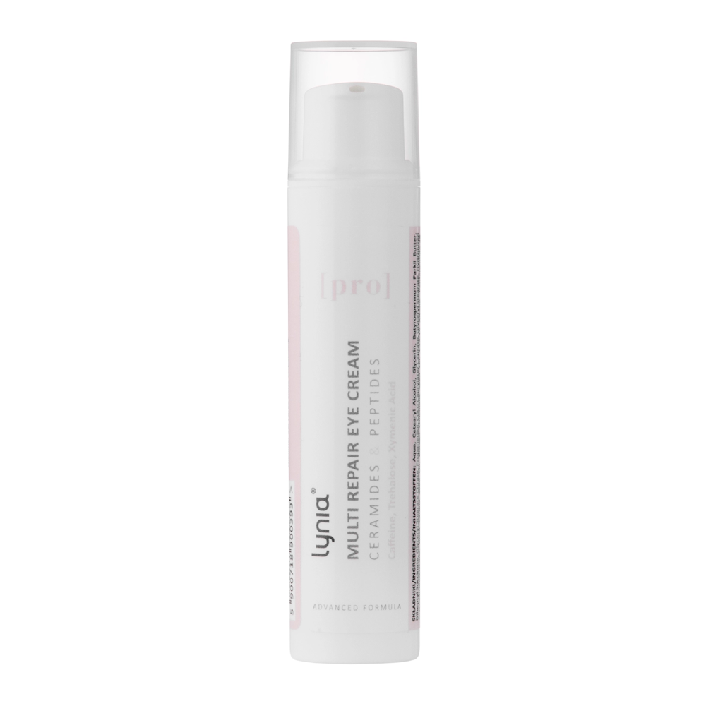 Lynia - Pro - Multi Repair Eye Cream - Reichhaltige Augencreme mit Ceramiden, Peptiden und Koffein - 15ml