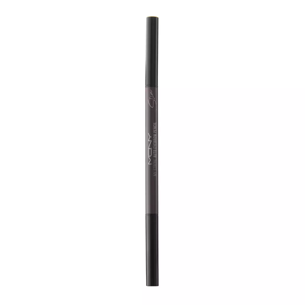 Macqueen - My Strong Auto Slim Eyebrow - Augenbrauenstift - 01 Natural Brown - 0.35g