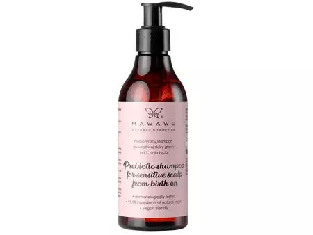 Mawawo - Prebiotic Shampoo for Sensitive Scalp from Birth on - Shampoo für empfindliche Kopfhaut von Tag 1 - 250ml