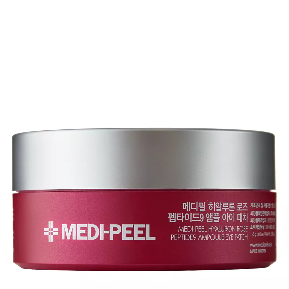 Medi-Peel - Hyaluron Rose Peptide Eye Patch - Augenpads mit Rosenextrakt und Peptiden - 60 Stück