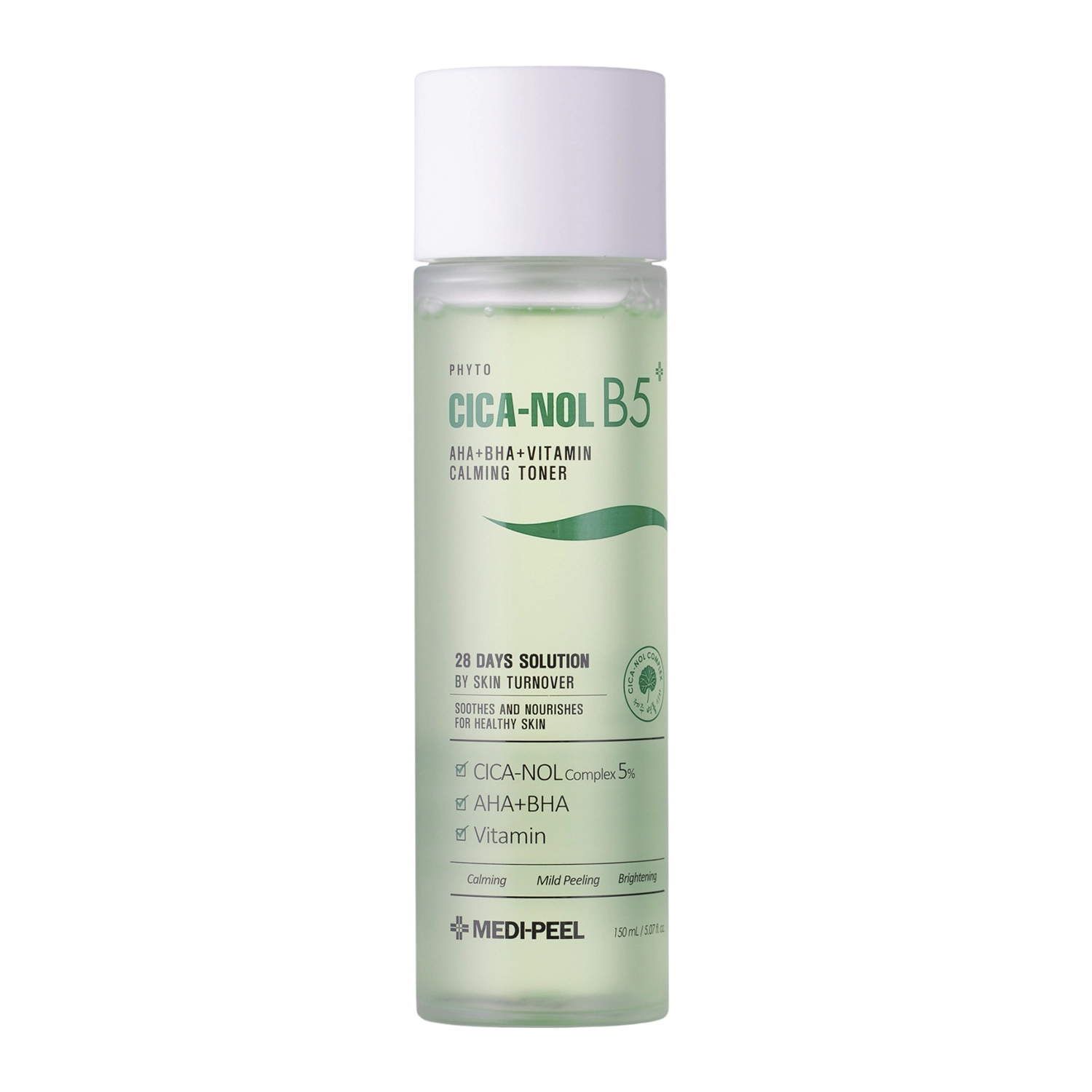 Medi-Peel - Phyto Cica-Nol B5 AHA BHA Vitamin Calming Toner - Revitalisierendes, entzündungshemmendes Gesichtswasser - 150ml