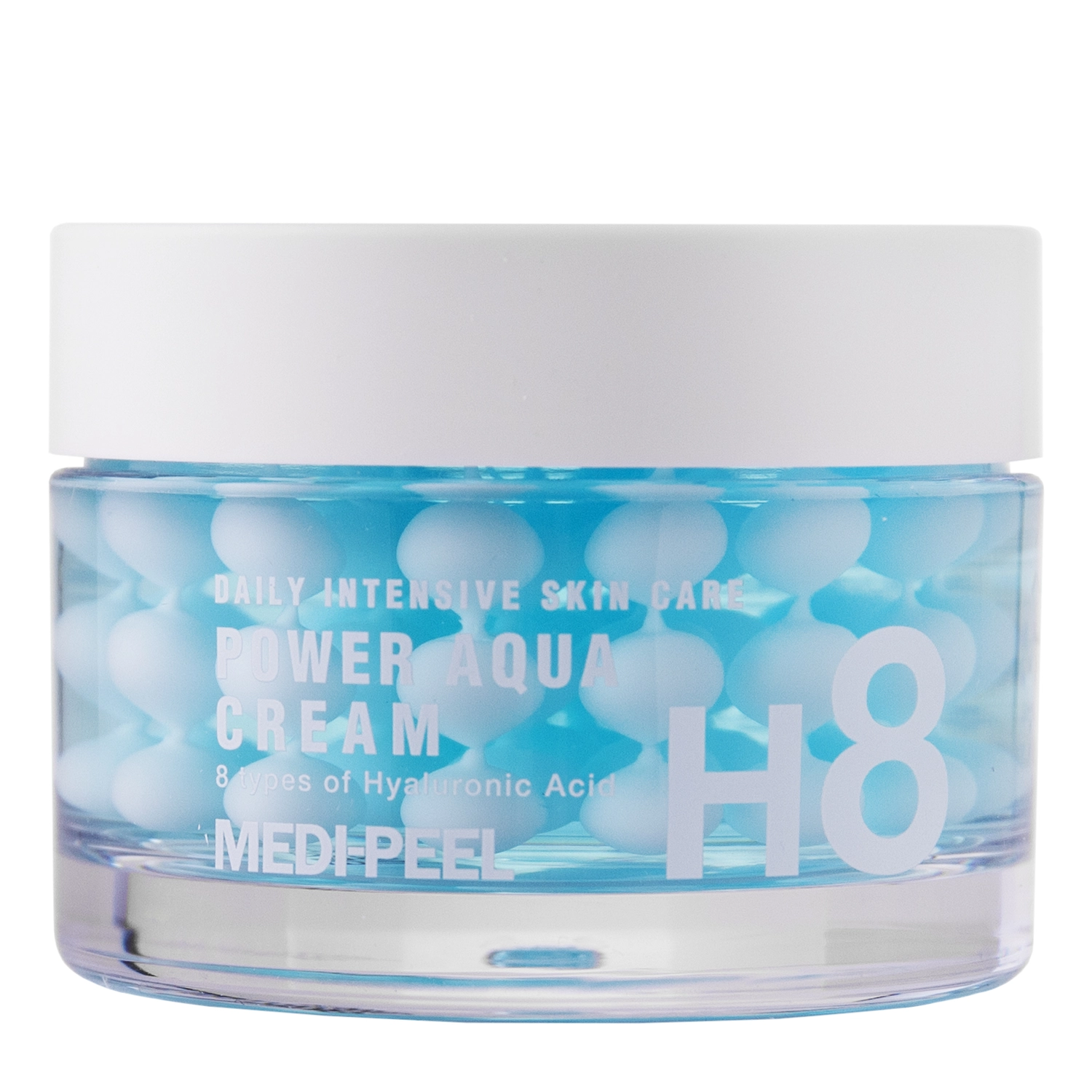 Medi-Peel - Power Aqua Cream - Intensive Feuchtigkeitscreme mit Hyaluronsäurekapseln - 50ml