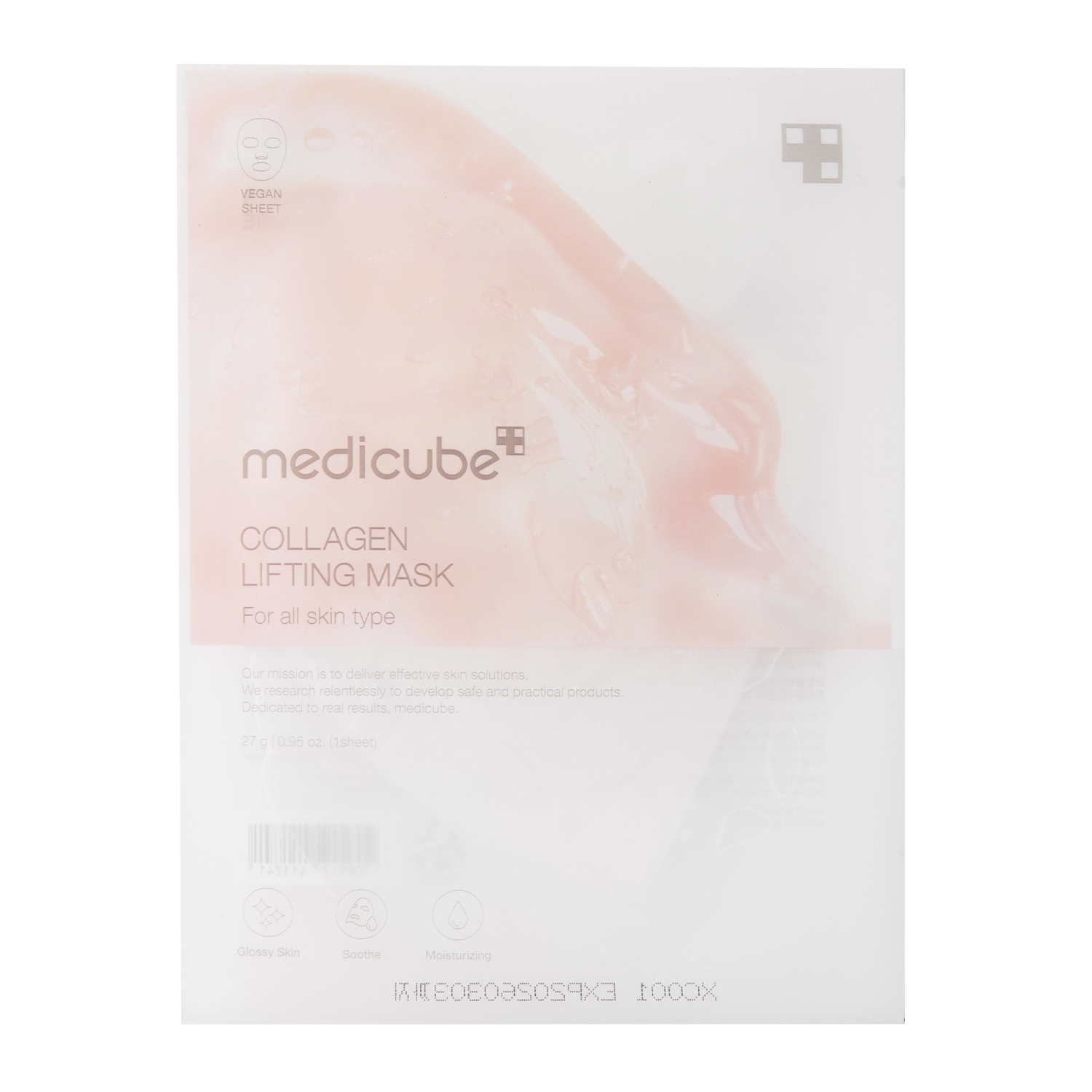 Medicube - Collagen Lifting Mask - Straffende Kollagen-Gesichtsmaske - 1pc/27g