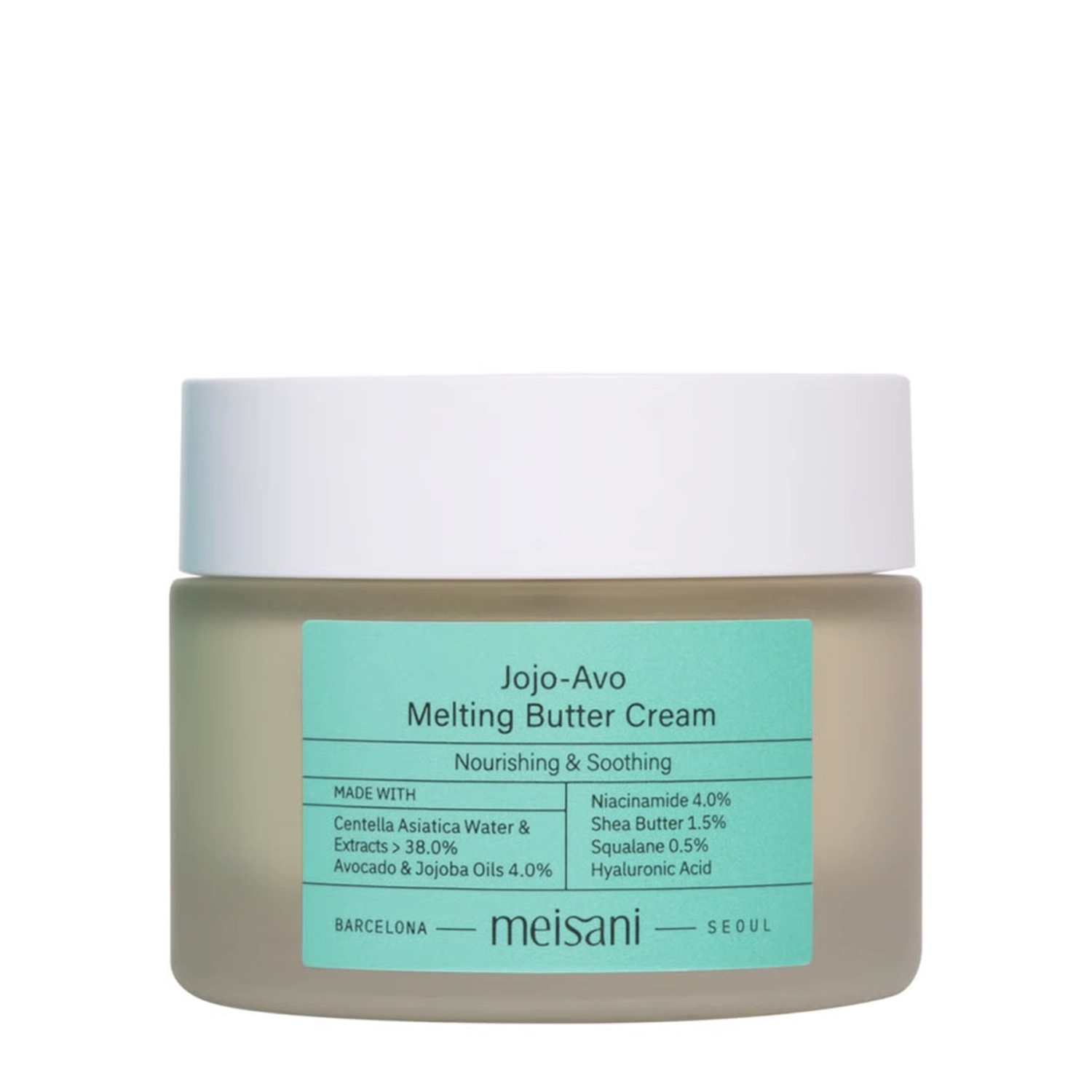 Meisani - Jojo-Avo Schmelzende Buttercreme - Feuchtigkeitsspendende Gesichtscreme - 50ml