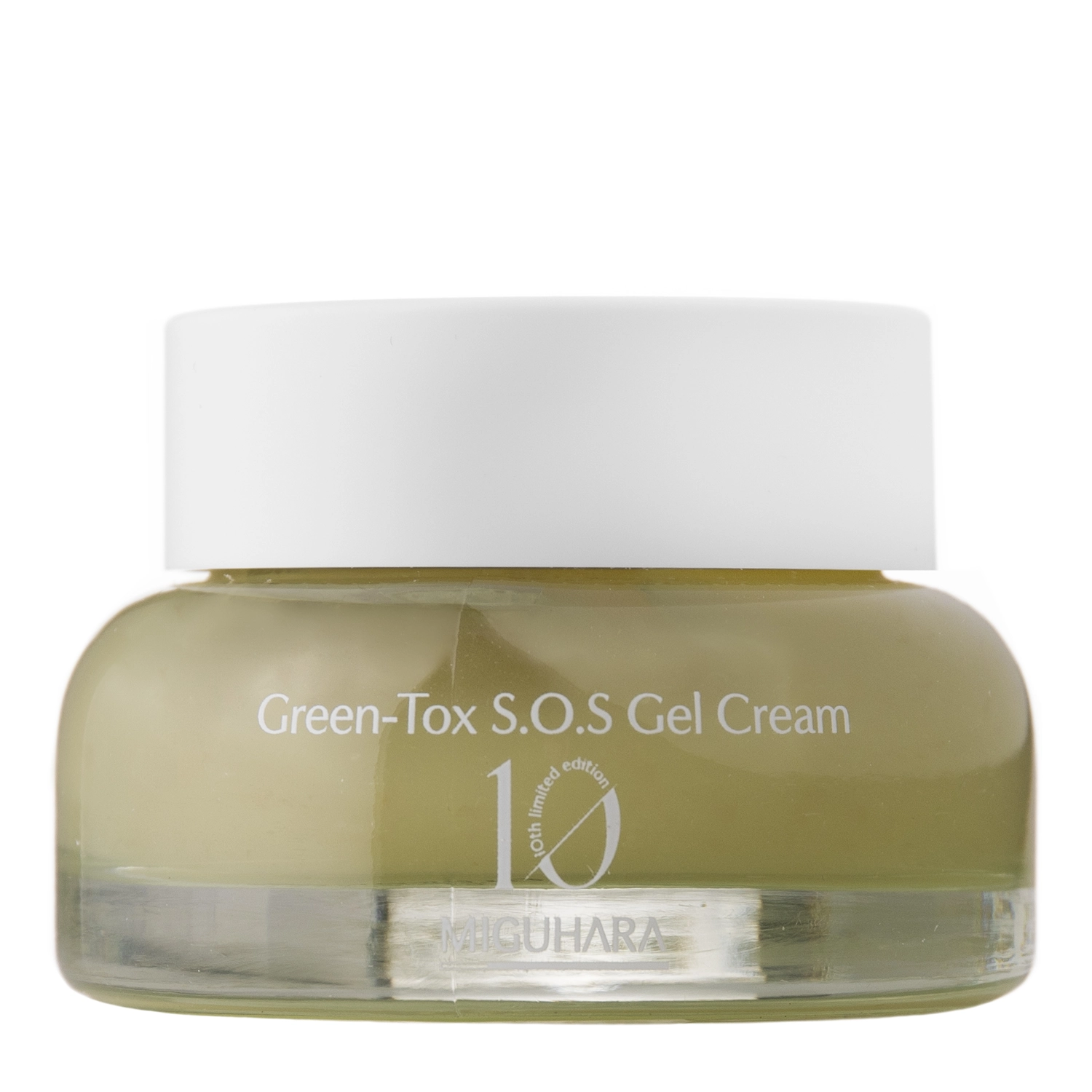 Miguhara - Green-Tox S.O.S Gel Cream - Gesichtscreme-Gel mit Grüntee-Extrakt aus Jeju - 50ml