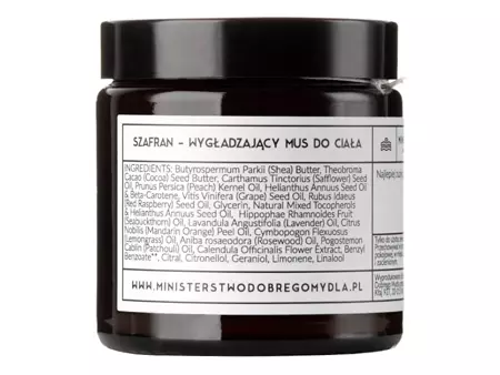 Ministerstwo Dobrego Mydła - Glättendes Safran-Körper-Mousse - 120ml