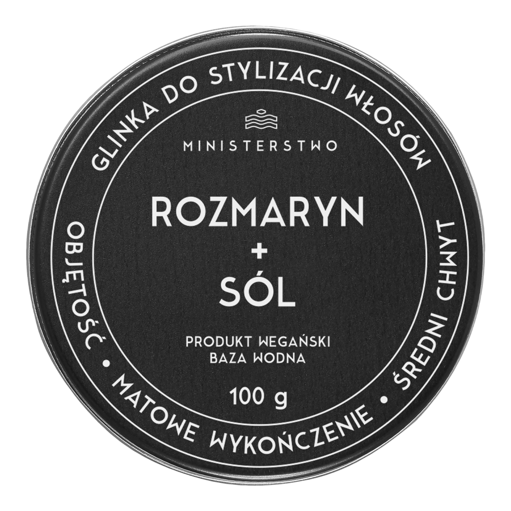 Ministerstwo Dobrego Mydła - Rosmarin + Salz - Haarstyling Tonerde - 100g