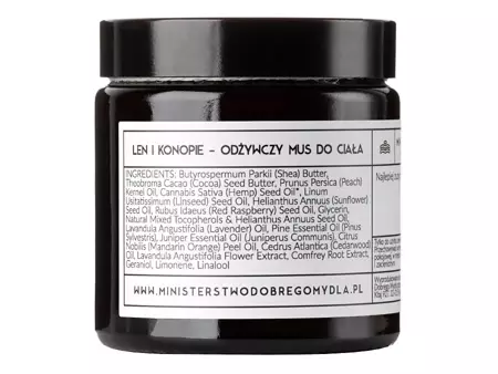 Ministry of Good Soap - Nährendes Körper-Mousse aus Flachs und Hanf - 120ml