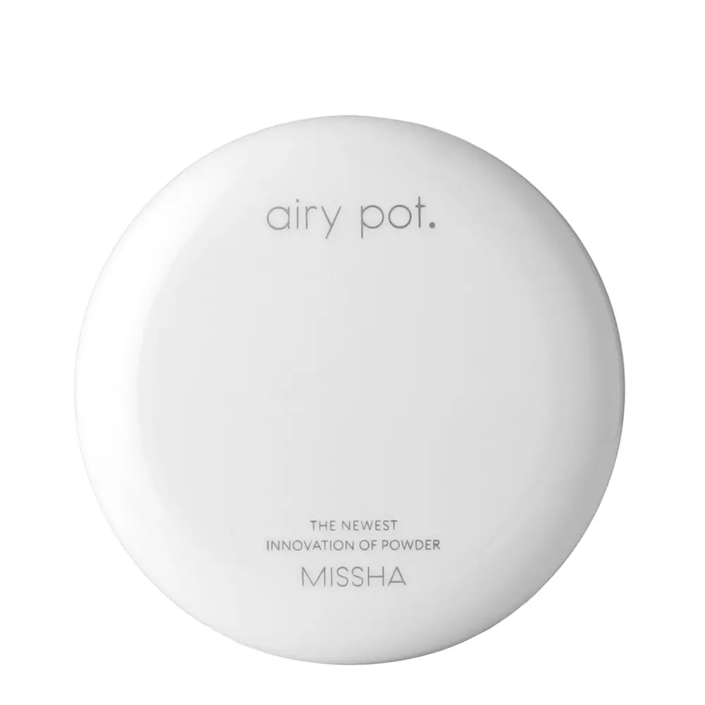 Missha - Airy Pot Pressed Powder - Leichtes mattierendes Puder - Pink - 5g