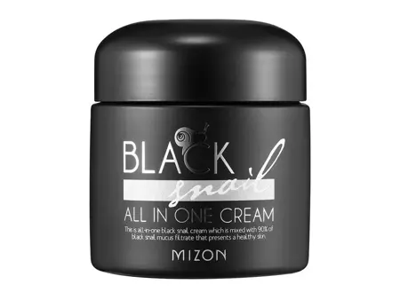 Mizon - Black Snail All in One Cream - Multifunktionale Gesichtscreme mit Schneckenschleim - 75ml