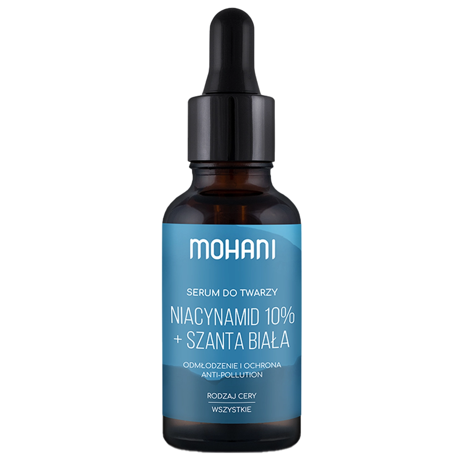 Mohani - Gesichtsserum mit Niacinamid 10% und weißem Shanta - 30ml