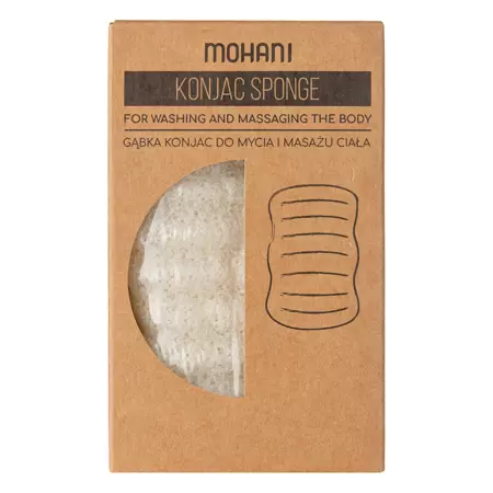 Mohani - Natürlicher Konjac-Schwamm für die Körperwäsche