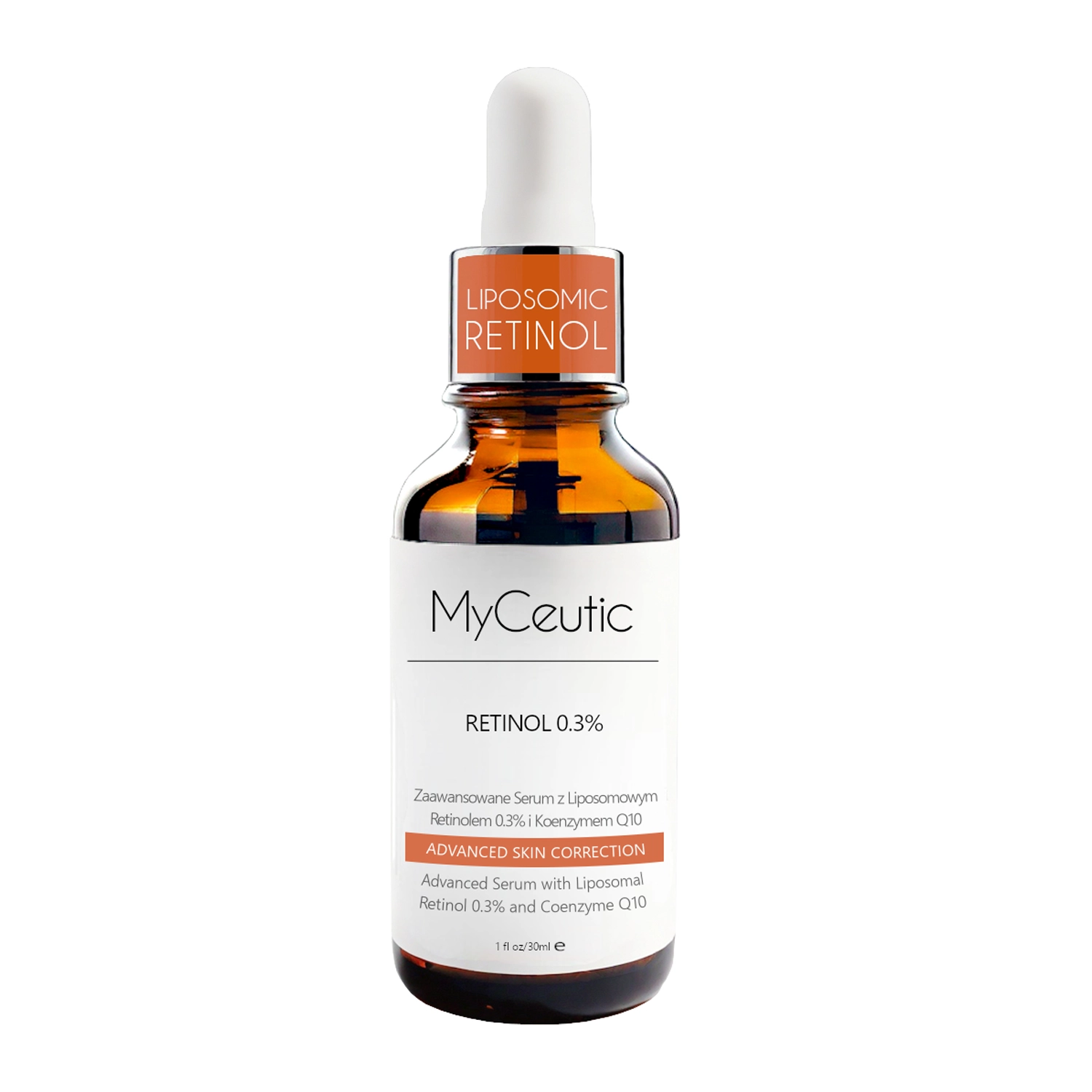 MyCeutic - Retinol 0,3% - Serum mit liposomalem Retinol 0,3% und Coenzym Q10 - 30ml