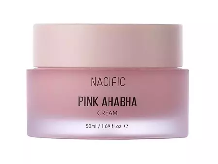 Nacific - Pink AHA-BHA - Feuchtigkeitsspendende und aufhellende Gesichtscreme mit Säuren - 50ml