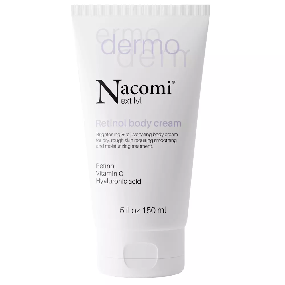 Nacomi - Dermo - Aufhellende und verjüngende Körpercreme mit Retinol und Vitamin C - 150ml