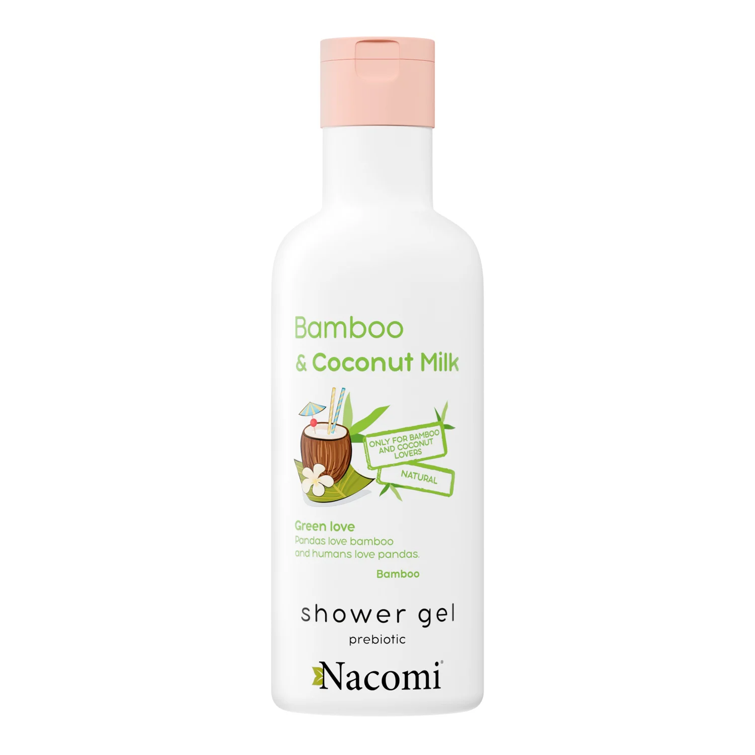 Nacomi - Duschgel - Bambus mit Kokosnussmilch - 300ml