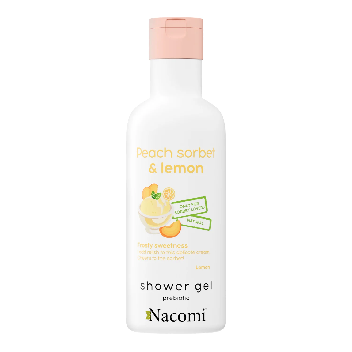 Nacomi - Duschgel - Pfirsich-Sorbet mit Zitrone - 300ml