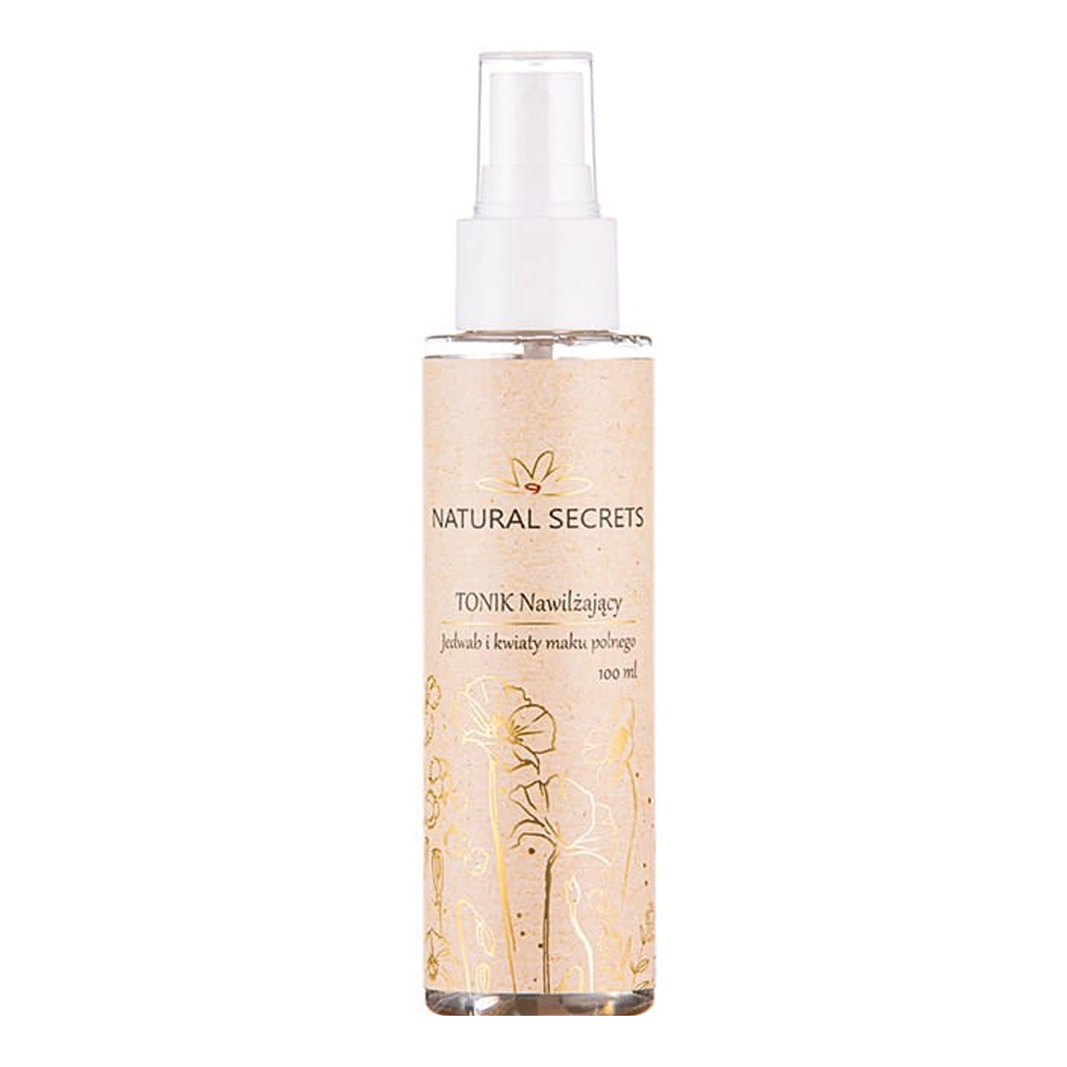 Natural Secrets - Feuchtigkeitsspendendes Gesichtswasser - Seiden- und Mohnblumen - 100ml