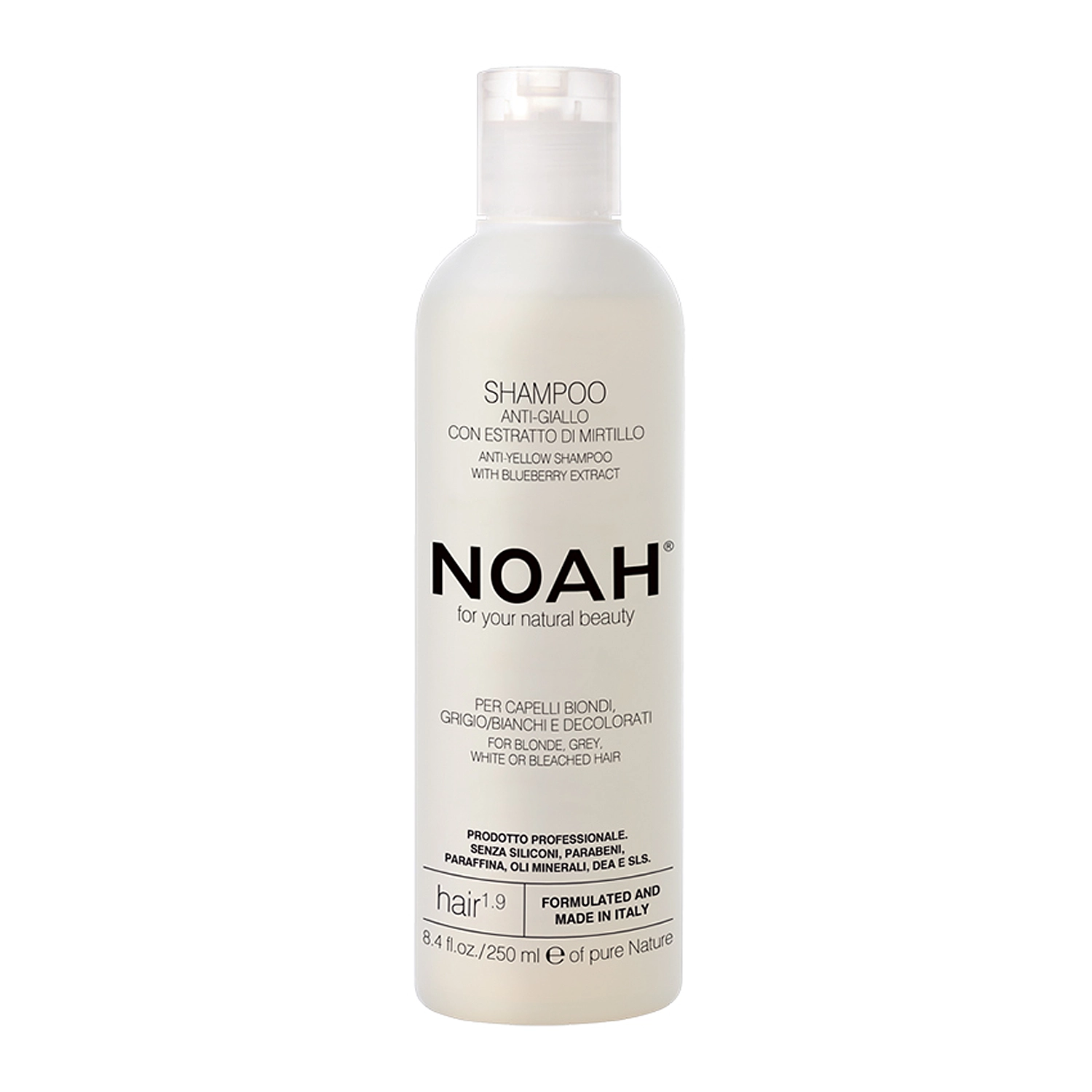 Noah - Anti-Yellow Shampoo - Farbkühlendes Shampoo für blondes und graues Haar - 250ml