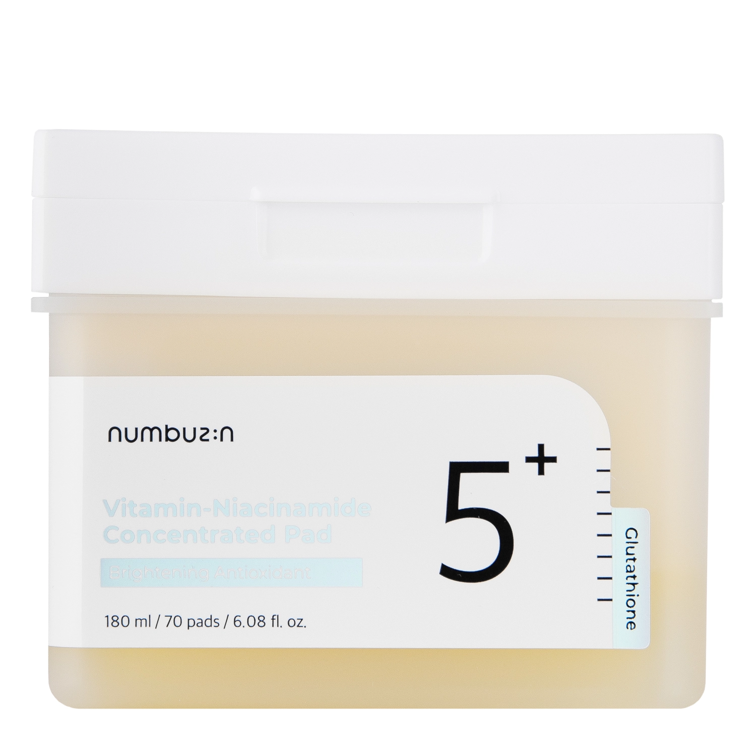 Numbuzin - No.5 Vitamin -  Niacinamide Concentrated Pad - Gesichtspads mit Niacinamid - 180ml/70pcs.