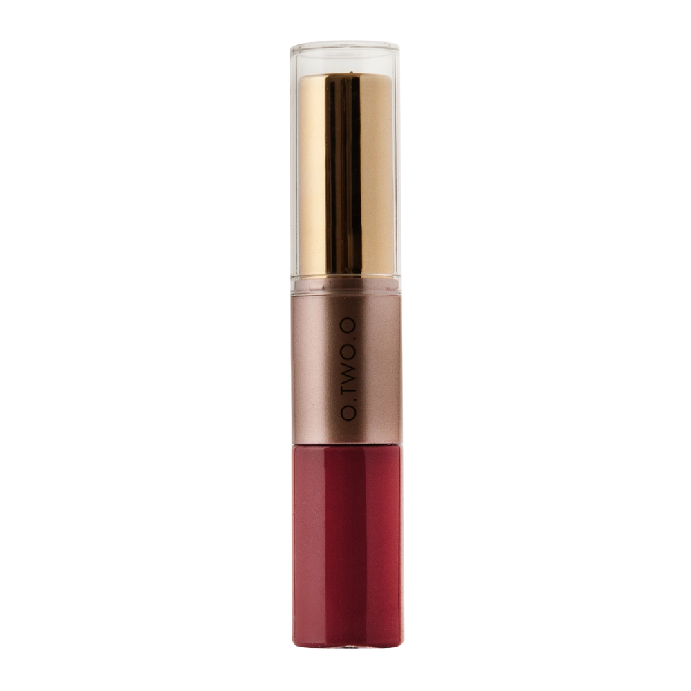 O.TWO.O - 2 in 1 Matte Liquid Lipstick -  Mattes Lippenstift-Duo - 12 - 3.5g+7g