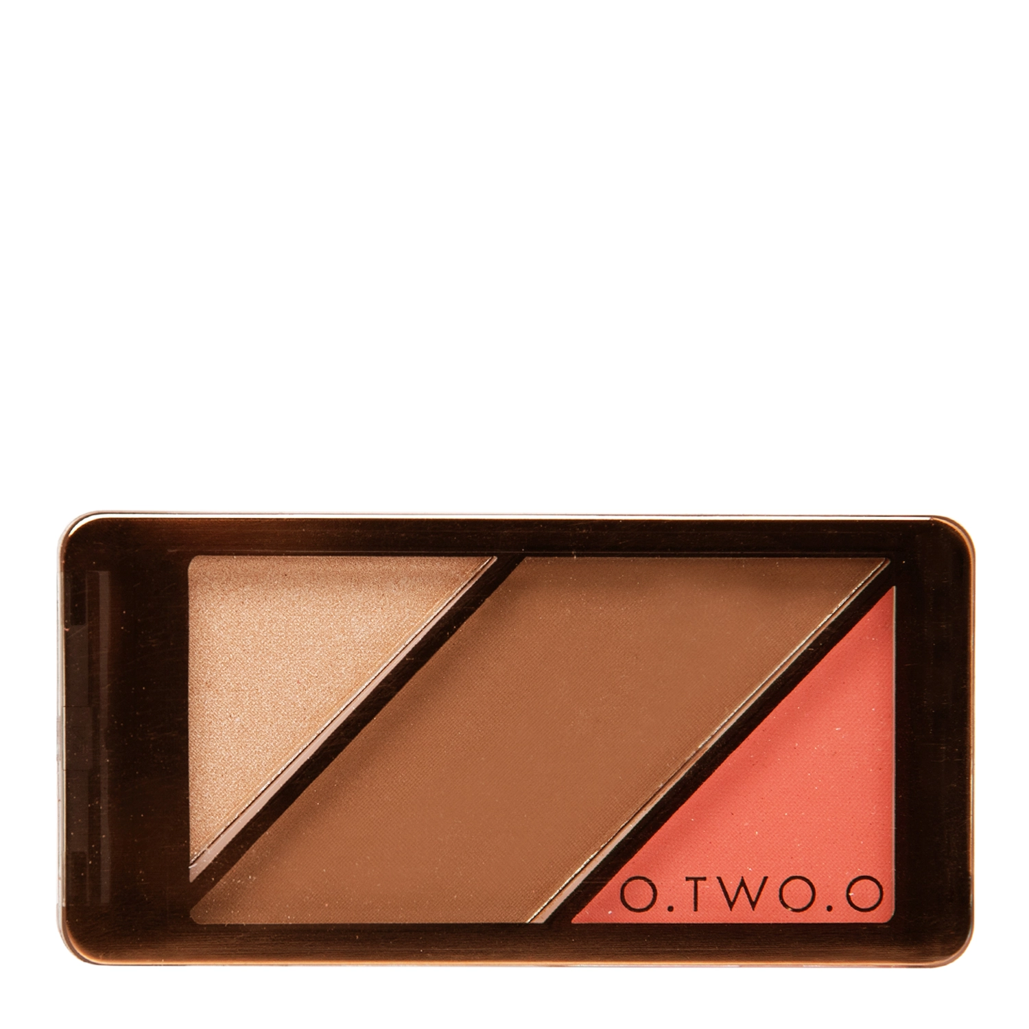 O.TWO.O - 3 in 1 Blusher Highlighter Contour - Gesichtskonturierungs-Palette - 04 Donuts - 10g