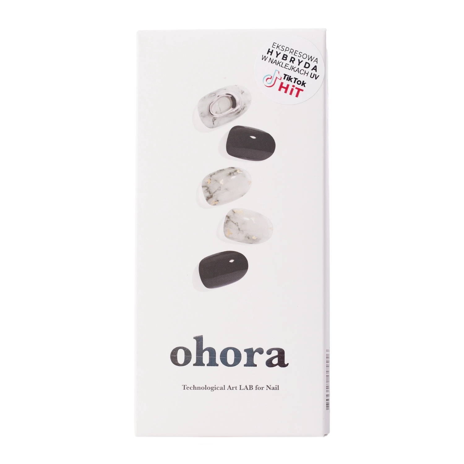 Ohora - Semicured Gel Nail - Gel-Nagelsticker - Marble Stone - 30pcs.