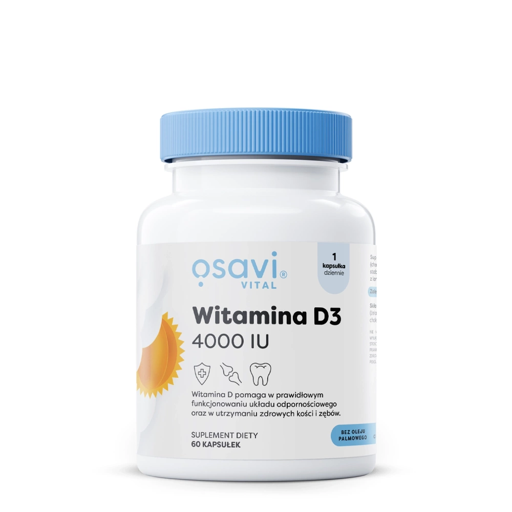 Osavi - Vitamin D3 4000IU - 60 Weichkapseln