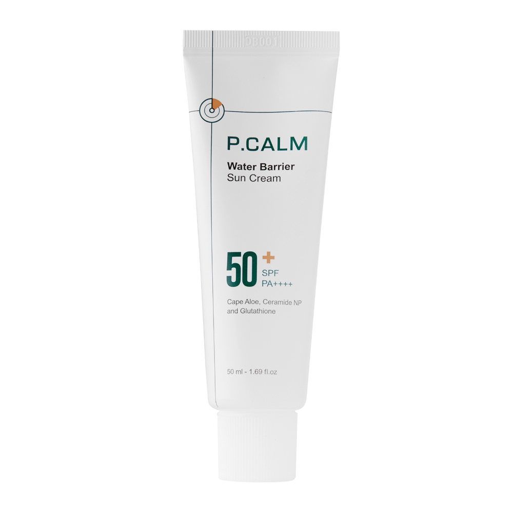 P.Calm - Water Barrier Sun Cream SPF50 PA++++ - Feuchtigkeitsspendende Gesichtscreme mit Filter - 50ml