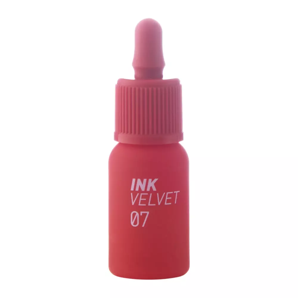 Peripera -  New Ink The Velvet AD - Lip Tint - 07 Girlish Red - 4g