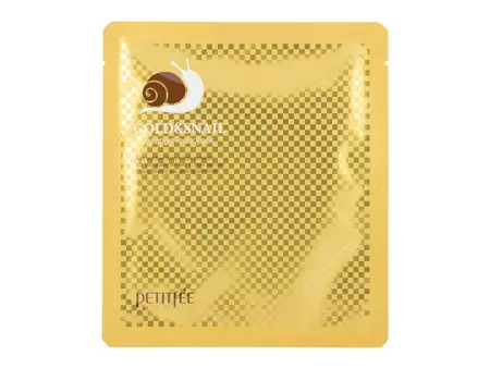 Petitfee - Gold & Snail Hydrogel Mask Pack - Hydrogel Gesichtsmaske mit Schneckenschleim Filter - 30g